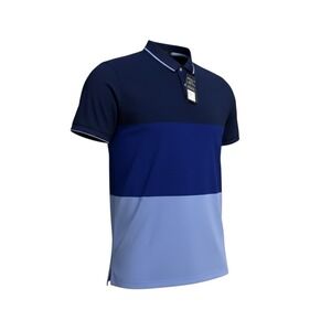 Greyson Taconic Polo Shirt Mens XL Blue Colorblock Pima Cotton NWT‎ Golf Summer